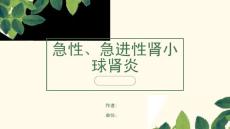 急性-急进性肾小球肾炎