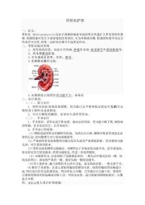 肾积水护理