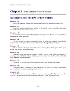 Intermediate Accounting教科书上习题答案6（by J. David Spiceland）