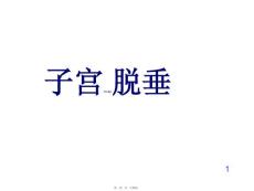 子宫脱垂ppt课件