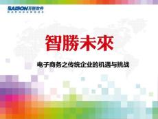 智胜未来-电子商务之机遇与挑战