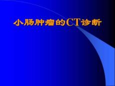 小肠良恶性肿瘤的CT诊断