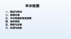 羊水栓塞