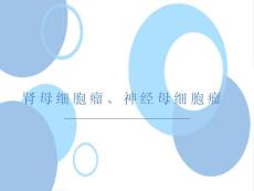 肾母细胞瘤及神经母细胞瘤影像诊断