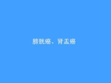 膀胱癌、肾盂癌影像诊断