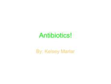 抗生素英文课件精品 Antibiotics(10p)