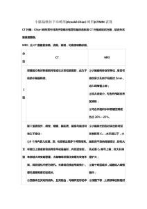 小脑扁桃体下疝畸形(Arnold-Chiari畸形)CTMRI表现