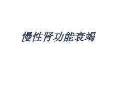 慢性肾功能衰竭