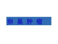 本科--卵巢肿瘤