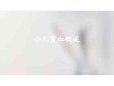 小儿贫血概述