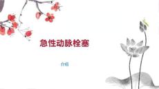 急性动脉栓塞