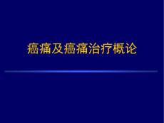 癌痛与癌痛治疗ppt课件