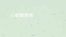 心脏瓣膜病 课件