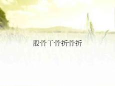 股骨干骨折骨折