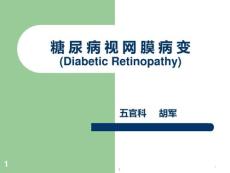 糖尿病视网膜病变-课件