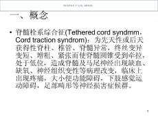 脊髓栓系综合征课件