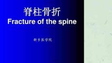 脊柱骨折ppt课件