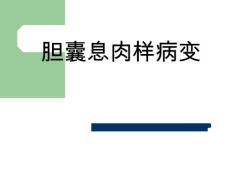 胆囊息肉样病变课件