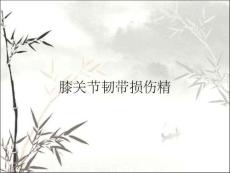 膝关节韧带损伤精