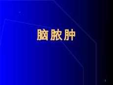 脑脓肿的影像学诊断