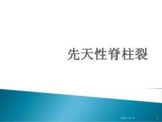 先天性脊柱裂-课件