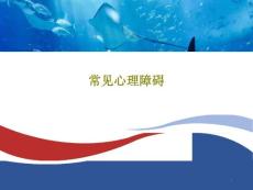 常见心理障碍课件