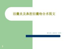 泪囊炎及鼻腔泪囊吻合术图文课件