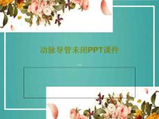 动脉导管未闭 ppt课件