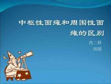 中枢性面瘫与周围性面瘫区别课件