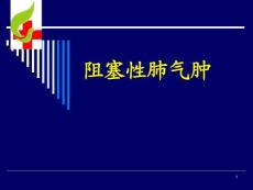 内科ppt课件肺气肿