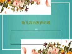 胎儿宫内发育迟缓课件