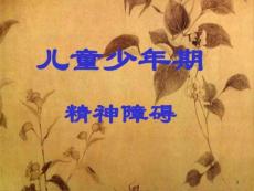 儿童精神障碍课件