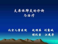 重症支原体肺炎肺炎课件