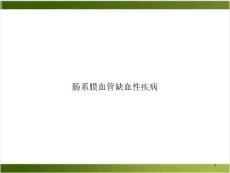 肠系膜血管缺血性疾病优质课件