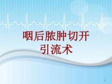 手术讲解模板咽后脓肿切开引流术课件