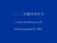 二尖瓣关闭不全课件
