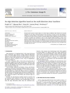 An edgedetection algorithm based on the multi-direction shear transform