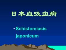日本血吸虫病课件