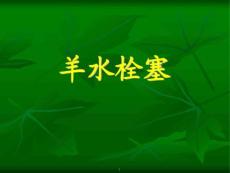 羊水栓塞课件