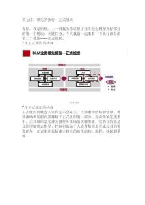 09 领先的执行：正式组织