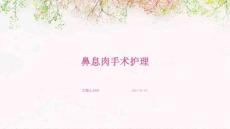 鼻息肉手术护理ppt