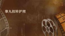 睾丸扭转护理ppt