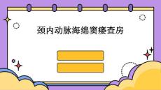 颈内动脉海绵窦瘘查房