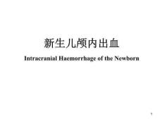 《新生儿颅内出血》课件