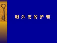 眼外伤的护理课件