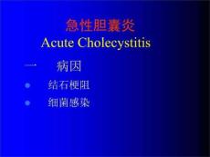 《急性胆囊炎》课件