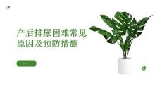产后排尿困难常见原因及预防措施让你恢复正常排尿