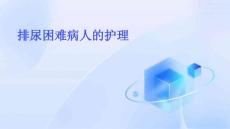 排尿困难病人的护理ppt