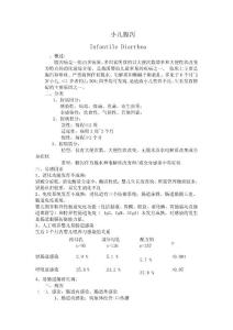 小儿腹泻讲稿