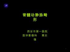 《脊髓血管畸形》课件